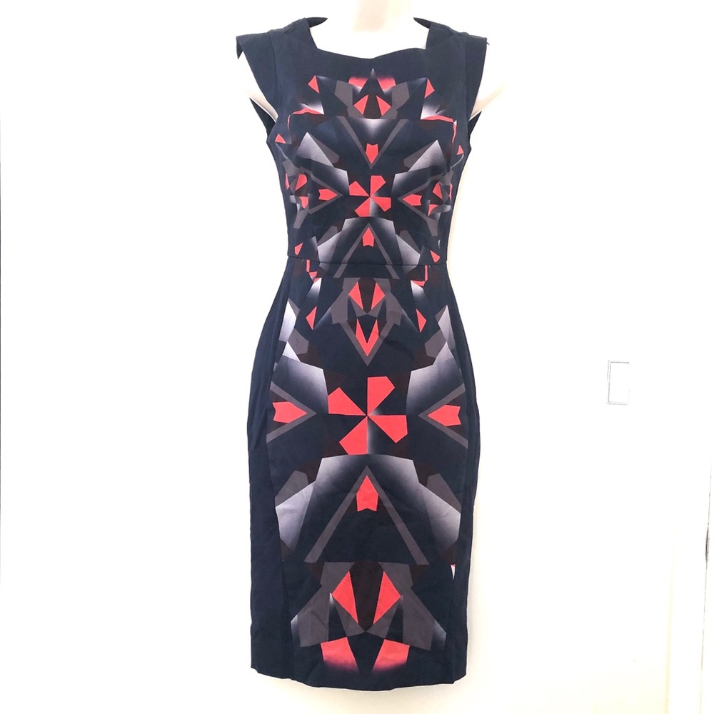 French laundry deco pattern size 0 dress NWT